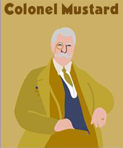 cartoon image of Colonel Mustard