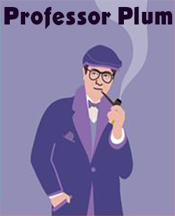cartoon image of Professor Plum